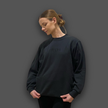Load image into Gallery viewer, Jet Black Women&#39;s Crew
