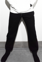 Load image into Gallery viewer, Multipurpose Logo Trackies - Jet Black / Bright White
